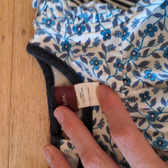 Blue-white Onesie by Tea, 12-18m - Picture 2 of 3